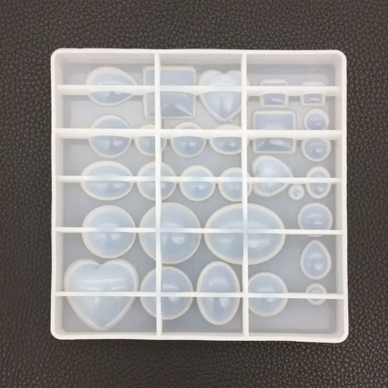 

Silicone Mold DIY Crystal Epoxy Resin Molds Mirror Time Stone Jewelry Making Handicrafts Cake Chocolate Fondant Tools