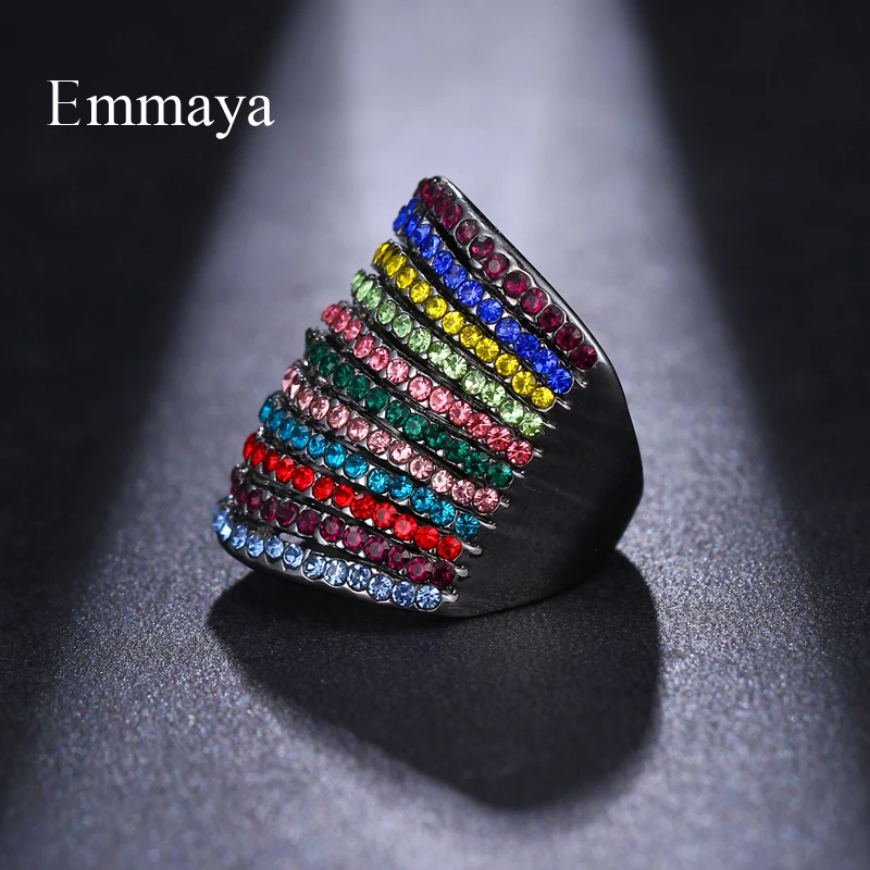 Emmaya оригинальный дизайн кристалл Радуга Цвет постепенное изменение