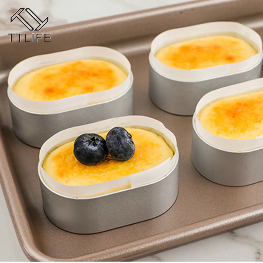 10 шт. + 100 полуготовая алюминиевая Форма для сыра форма торта с сыром и отделение