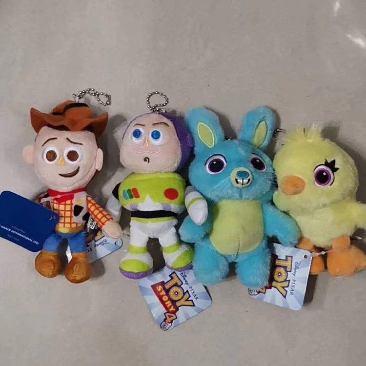 Фильм Pixar Toy Story 4 аниме Forky Bunny Woody Alien Buzz Lightyear Rex Jessie Мягкая кукла Мультяшные плюшевые игрушки Детский подарок
