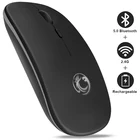 Беспроводная мышь, Bluetooth мышь для компьютера, перезаряжаемая эргономичная мышь, Bluetooth мышь, бесшумная оптическая USB мышь для ПК и ноутбука