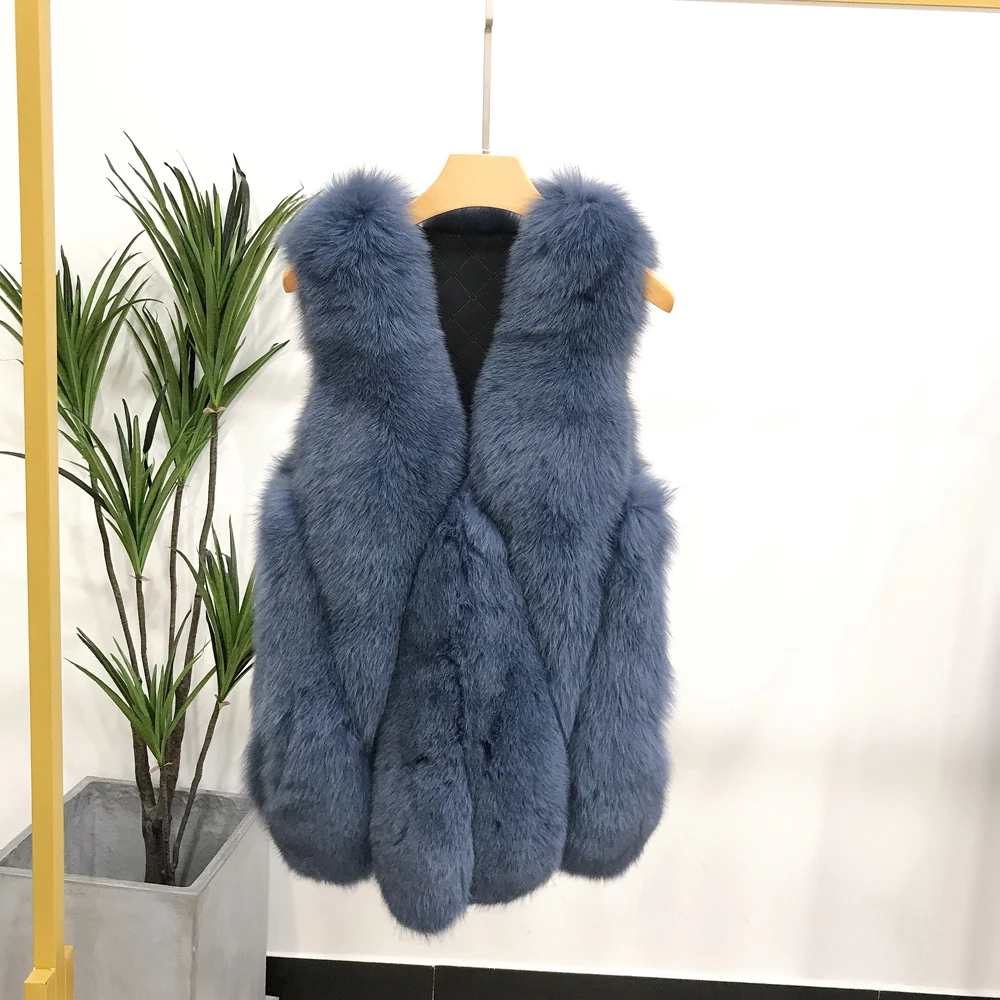 Модный жилет Taobao из натурального меха в стиле капли AU1047 оптовая продажа Китая
