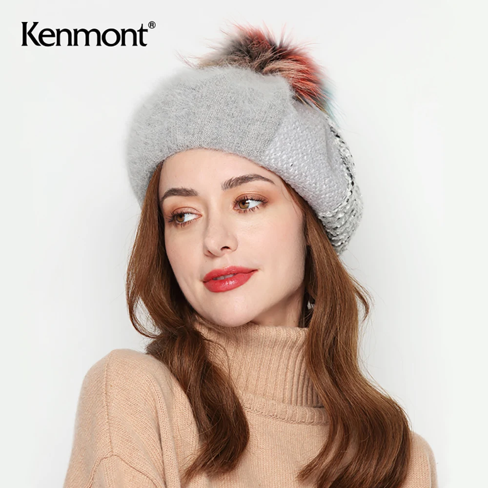 

Women's Autumn And Winter Literature And Art Cold Proof And Warm Beret British Retro Dome Wool Ball Cap