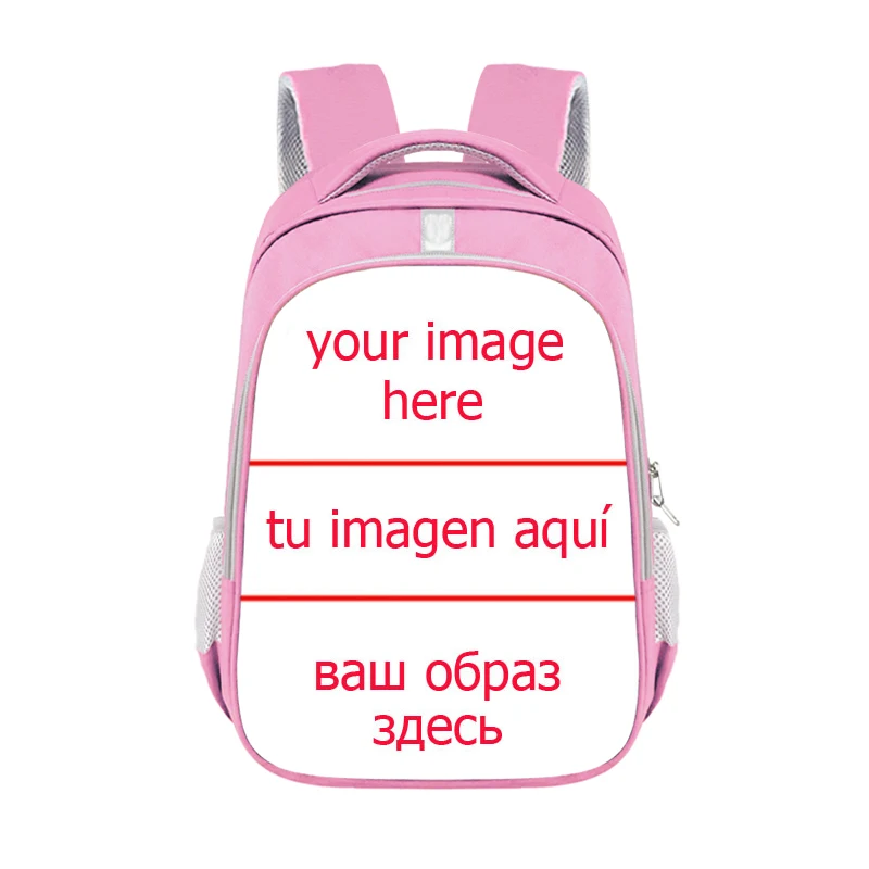 

Customize The Image logo name backpack women travel bag children schoolbags for teenage girls kid backpacks Best Gift