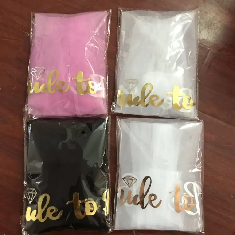 Принадлежности для вечеринки-девичника вуаль невесты позолоченная Невеста