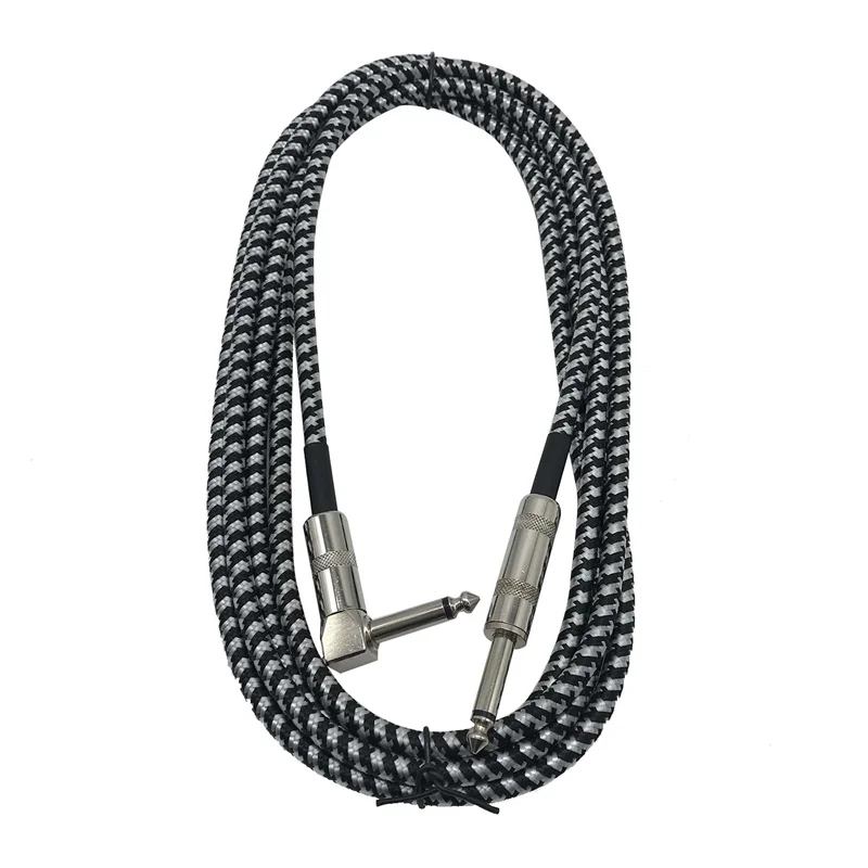 6 метров/20 футов электрическая гитара бас музыкальный инструмент шнур 1/4 дюйма