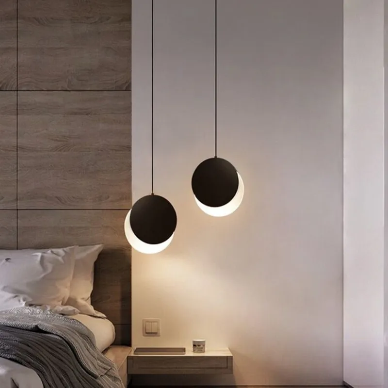 Светодиодные подвесные светильники в скандинавском стиле Креативные Круглые