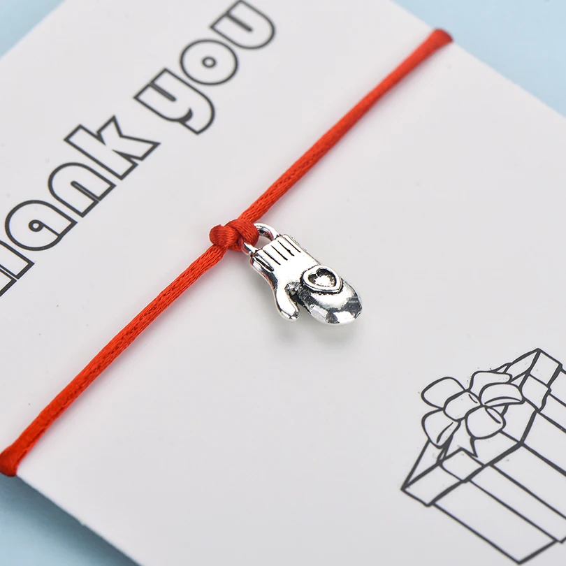 Браслет IYOE с подвесками в виде сердца для женщин и мужчин украшения детей ручной