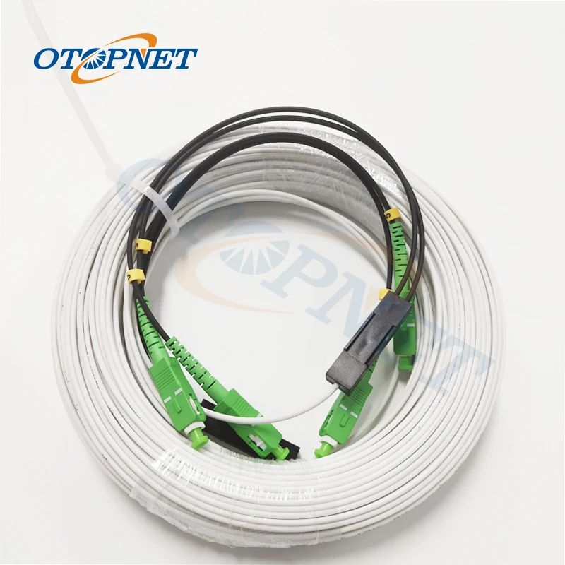 SC APC соединитель одномодовый провод FTTH волоконно-оптический кабель