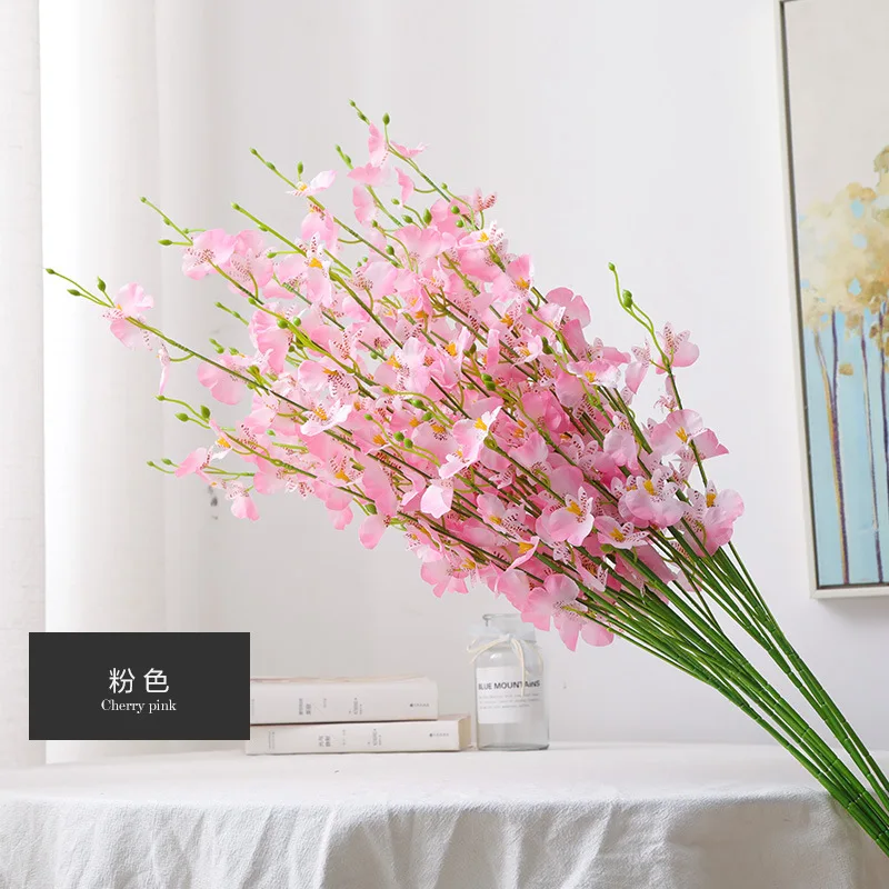 Oncidium hybridum искусственный цветок Шелковый украшение для дома реквизит фотосъемки