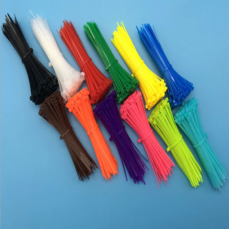 3*100 мм нейлоновый ремешок пластиковая само-карабин самоблокирующийся свободные