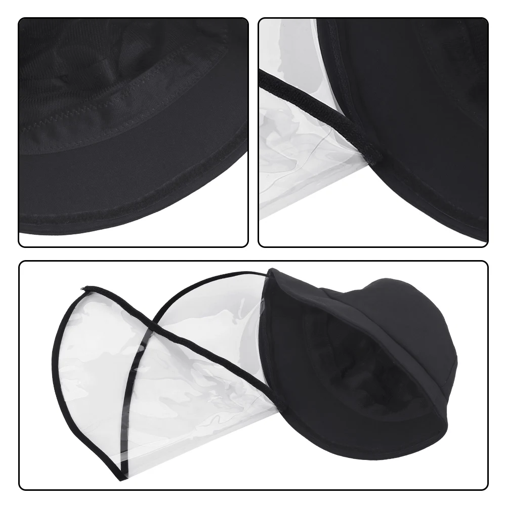 

LEEPEE Full Face Protection Mask HD Transparent Anti-Spray Bicycle Face Mask Washable Dust-proof UV Breathable Foldable