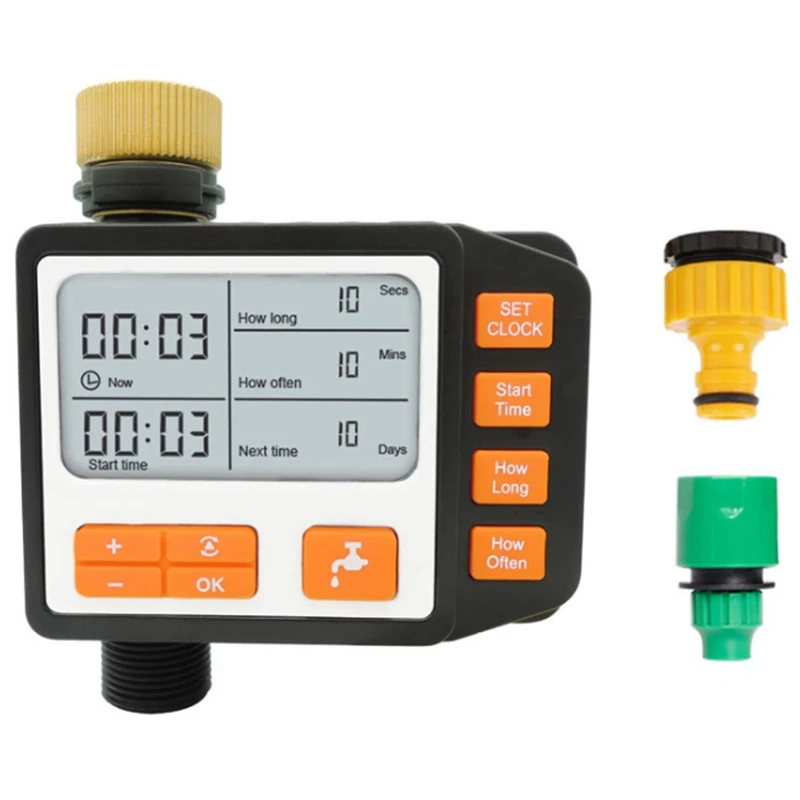 

Automatic Plant Drip Irrigation System LCD Sn Electronic Watering Timer Garden ligent Watering Device