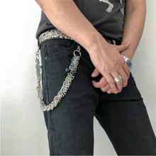 RAF Cherry Trouser Chain Heavy Industry Woven Bag High Street Vibe Style Niche Accessories Men And Women Ins Tide Brand