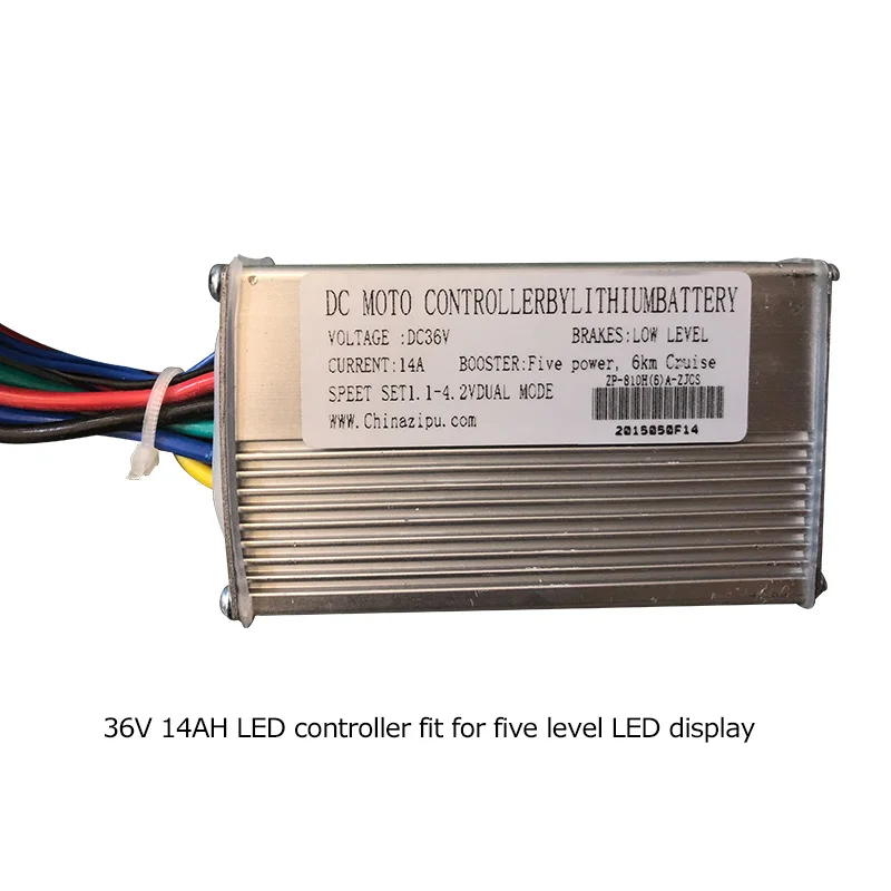 36V 14AH LED Электрический велосипед контроллер lcd светодиодный DC48V 36 В 14A/20A управления 250 Вт/350 Вт/500 Вт Мотор бесщеточный контроллер электровелосипед велосипед контроллер - Цвет: 36V 14AH LED