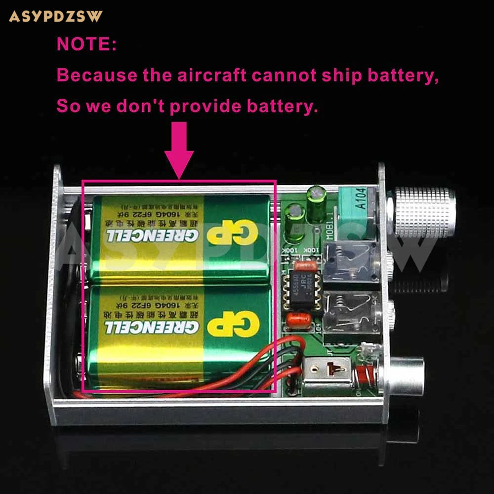 Готовая MINI-RA1 версия батареи портативный усилитель для наушников JRC4556 3,5 Jack