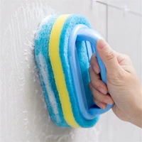 kitchen cleaning bathroom toilet glass wall cleaning bath brush handle sponge bath bottombathtub ceramic cleaning gadgets tools