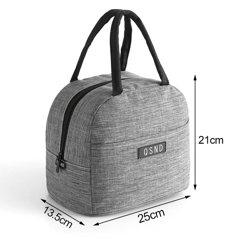 Portable Insulated Lunch Tote Food Bag Bento Pouch Waterproof For Women Thermal Picnic School Box | Багаж и сумки