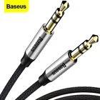Baseus 3,5 мм кабель с соединителем для подключения к разъему AUX кабель со штыревыми соединителями на обоих концах для подключения 3,5 мм стерео Hi-Fi аудио кабель-адаптер для телефона наушники Динамик автомобиля AUX провода