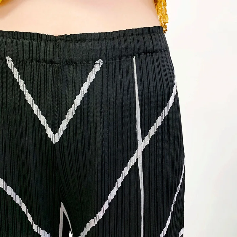 Women Pleated Wide Leg Pants 2020 Summer New Loose Large Straight Pants Casual Pants