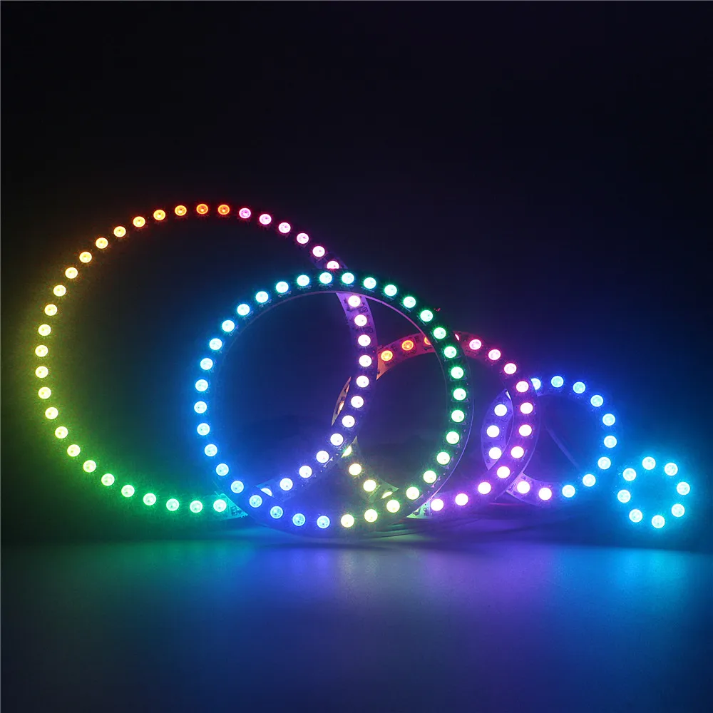 Индивидуальное адресное пиксельное кольцо WS2812B 8 16 24 35 45 светодиодное s 5050 RGB WS2812