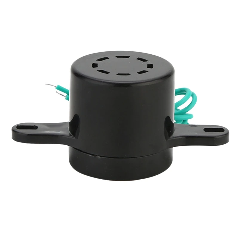 

AC 220V Continuous Alarm Sounder Electronic Buzzer Alarm Sounder for Home, School, Hospital Black Rainproof & Dustproof