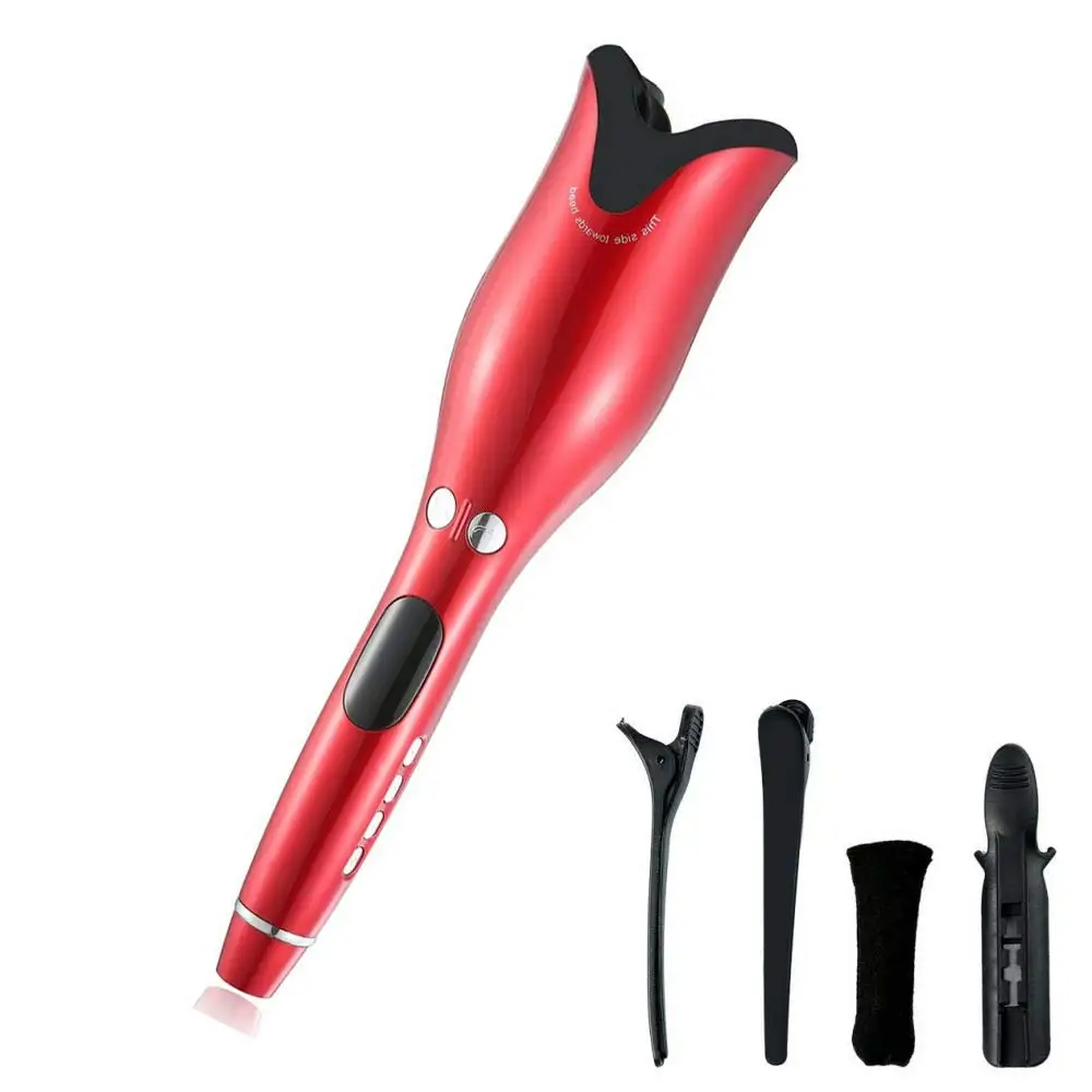 Automatic Hair Curler Auto Ceramic Curling Iron Rotating Wand Waver Crimper Styling Tools Large Corrugation | Красота и здоровье