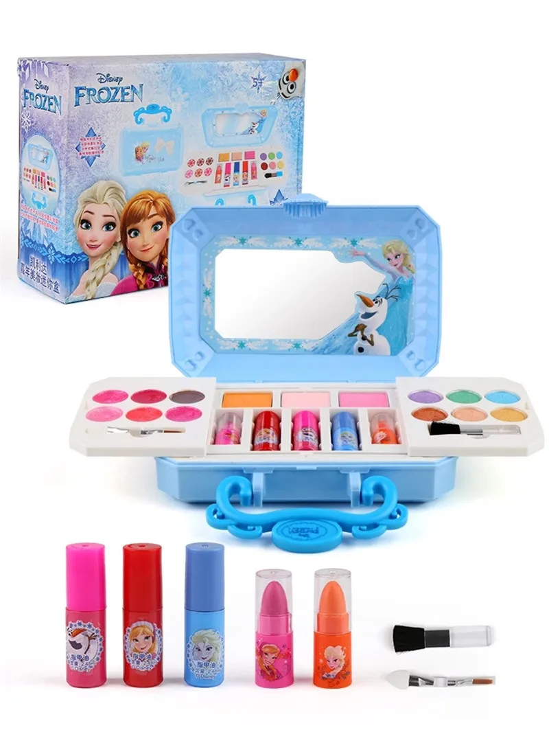 Косметика Disney Frozen Anna Elsa Girl набор для красоты игрушки детей Белоснежка принцесса
