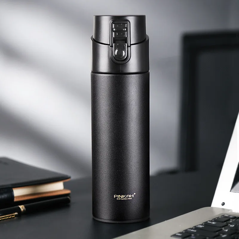 Дорожный термос большой емкости 530 мл из нержавеющей стали |