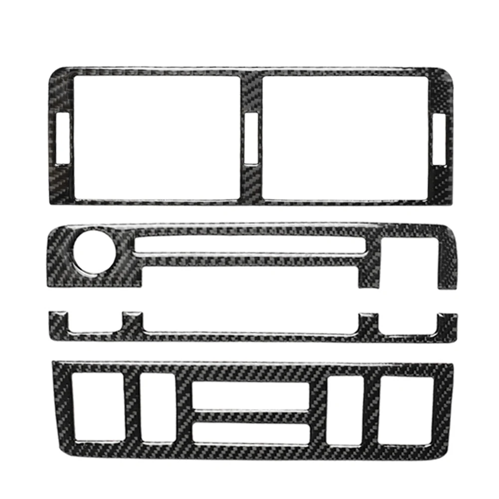 

Car Gear Shift Box Panel Cover Excellent Craftsmanship Well Durability Carbon Fiber Trim Stickers for BMW E46 98-05 LHD