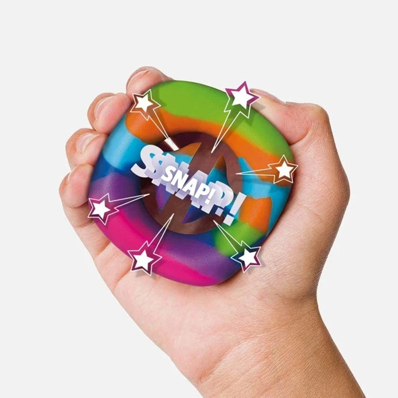 

Simple Snapperz Sensory Fidget Snap Hand Silicone Gripper Toy Relief Stress Relieve Anti-anxiety Silicone Toy Fidget Sensory ZLL