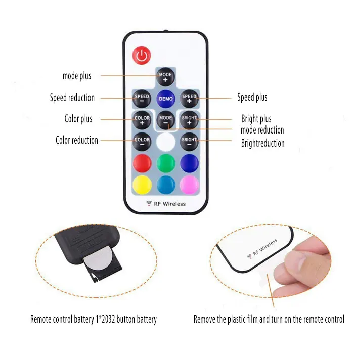 Светодиодный ремень USB зарядное устройство 5V цветная вспышка RGB цвет ТВ фон компьютерный стол пульт дистанционного управления лампа ремень