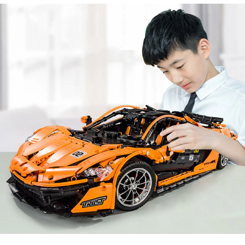 DHL 20087 Technic автомобиль совместим с MOC-16915 mlaren P1 скоростной автомобиль набор строительных блоков Кирпичи приложение RC Мотор Модель автомобиля игрушки подарок