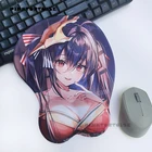 Коврик для мыши pinktorв стиле аниме тайхо, игровой 3D-коврик для мыши, с мягкой подставкой для запястья, подарок для девушки