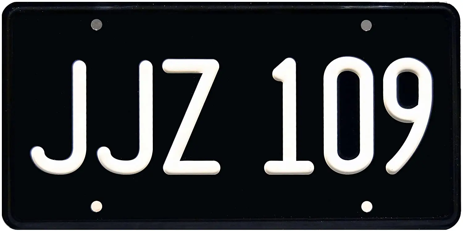 

Celebrity Machines 2018 Bullitt Mustang | JJZ 109 | Metal Stamped License Plate