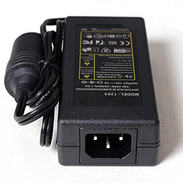UK plug Power Supply Cigarette Lighter Socket AC to DC Adapter 110V-240V 12V 5A Car Charger Converter | Автомобили и мотоциклы