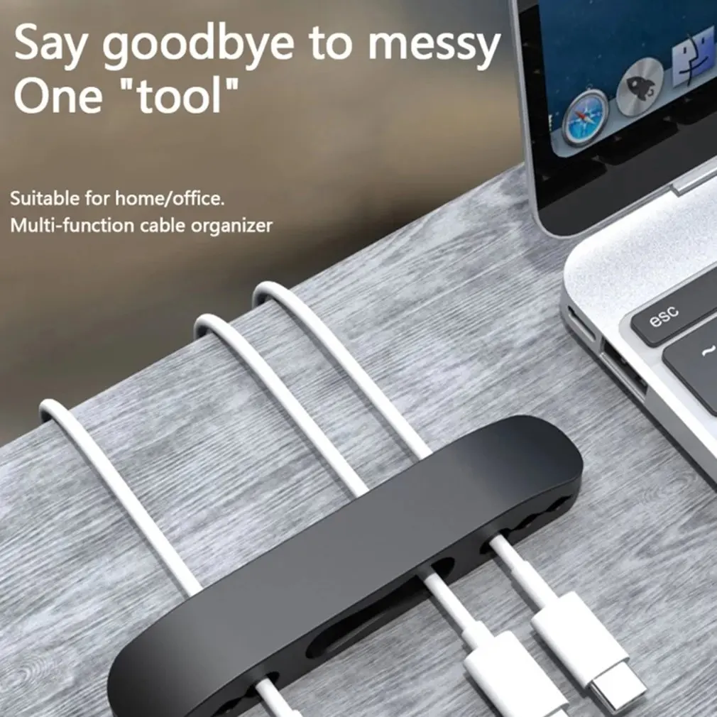 

3 шт., настольный держатель для кабелей USB