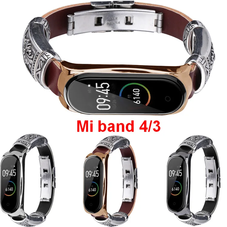 Ремешок для наручных часов Xiaomi Mi band 4 металлический корпус 3|Смарт-аксессуары| |