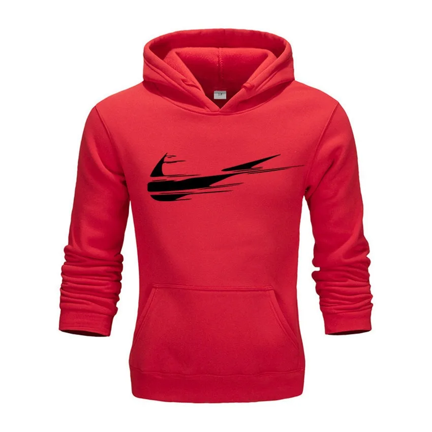 

2020 Street New Unisex Hoodie For Men And Women Running Fitness Pattern Printing Long Sleeve Slim Fit Hooded Headgear 12 Colors