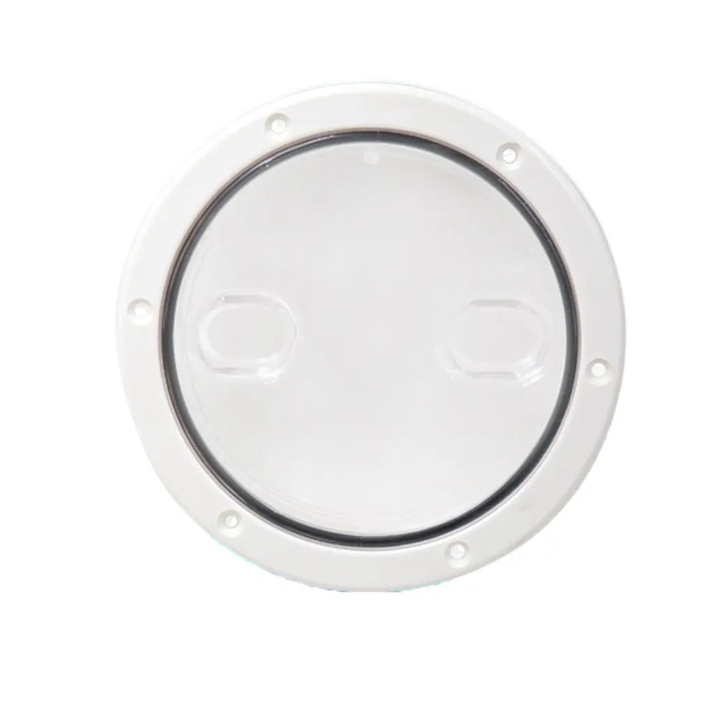 

4/6 Inch Round Access Cover Weather-Resistant Detachable Inspection Plate Boat Deck Screw Out Hatch Cover Boat Accessories