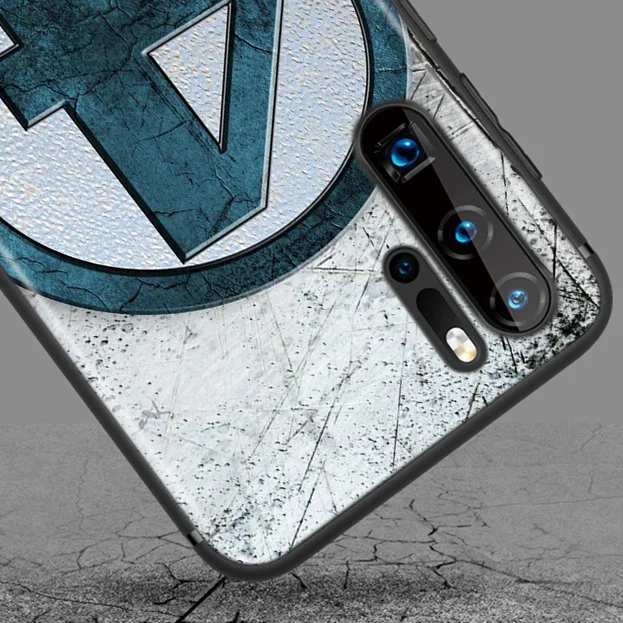 

Marvel Avengers Super Hero Fantastic Four For Huawei P40 P30 P20 P10 P9 P8 Lite Mini E 5G Pro Plus 2017 2019 Black Phone Case