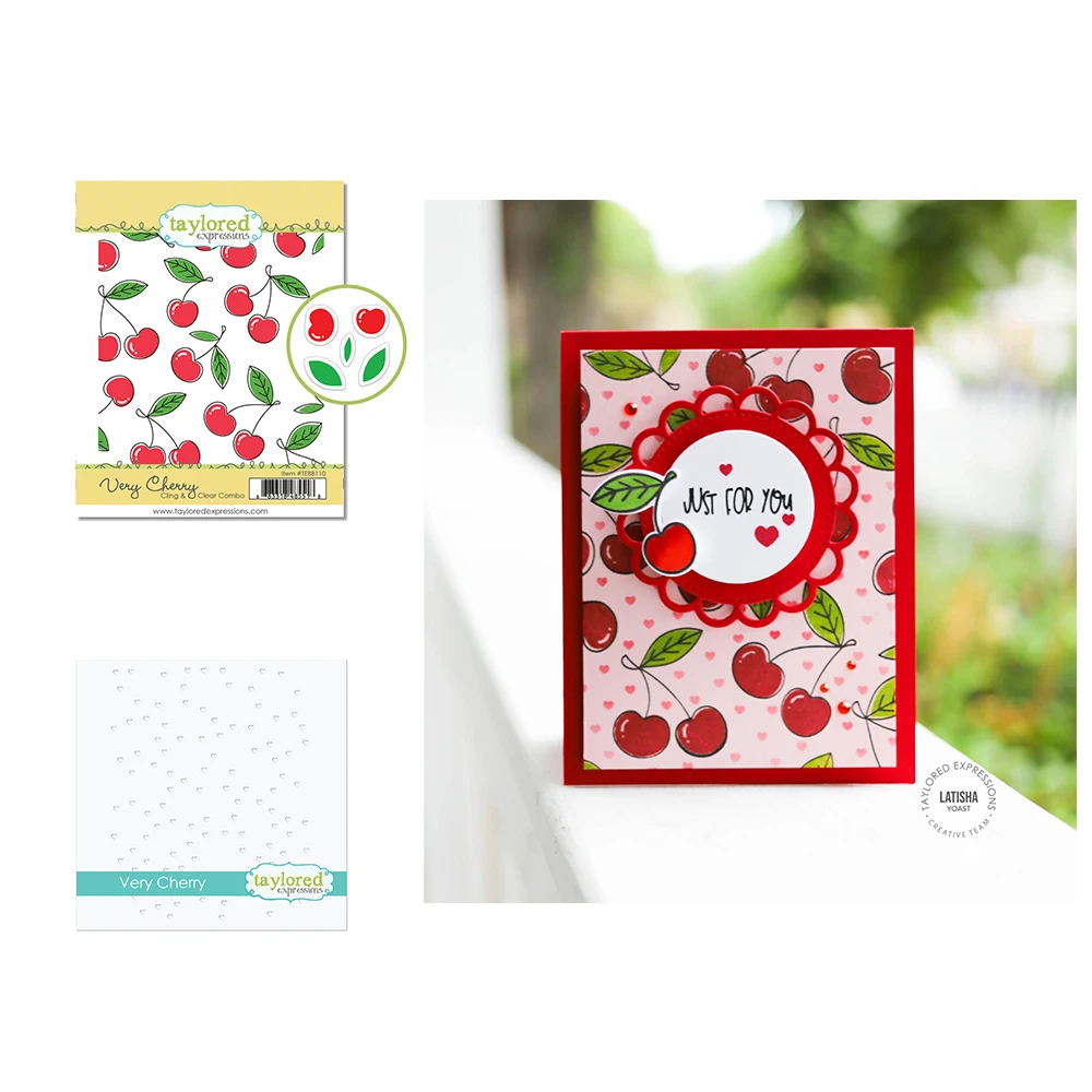 

2021 Very Cherry Clear Silicone Stamp Seal Layering Stencils Reusable New Diy Crafts Molds for Scrapbooking Embossing Decoration