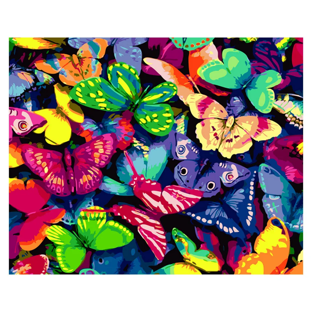 Картина по номерам с изображением героев рисунок на холсте Ручная роспись