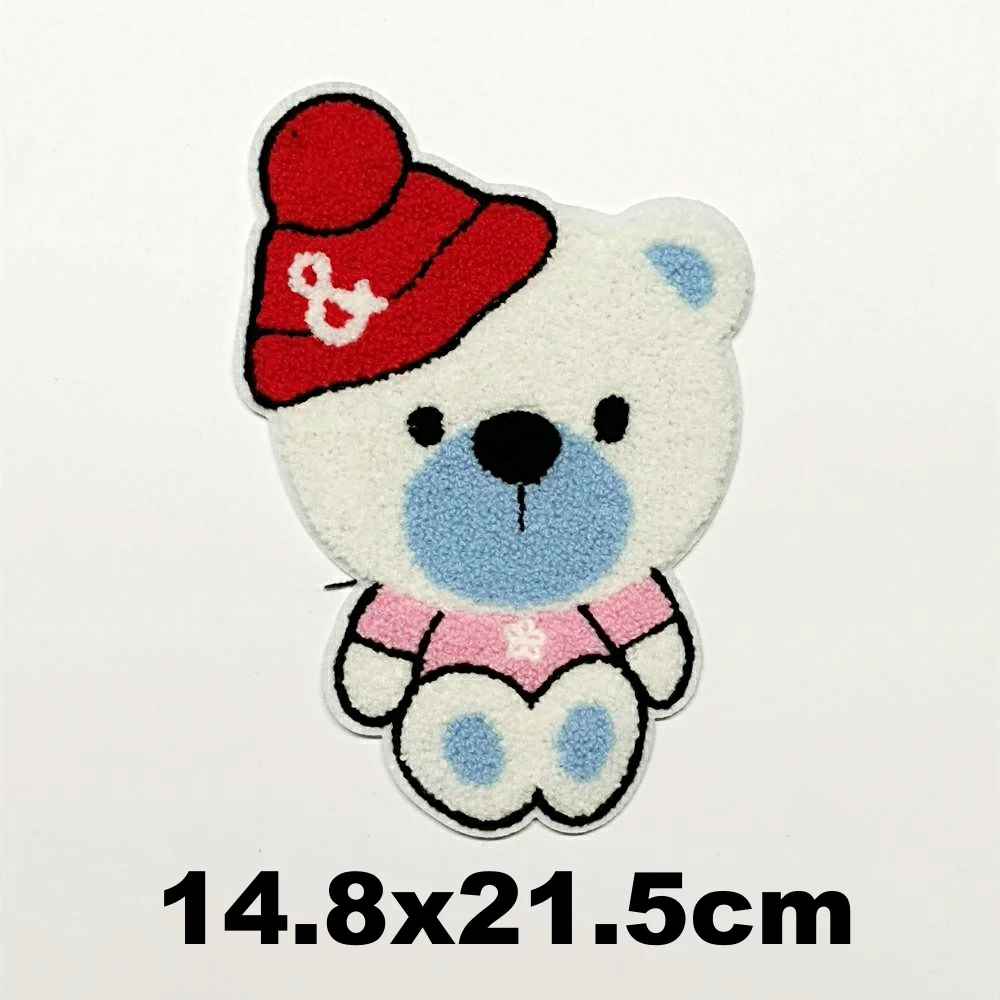 

Apparel embroidery bear patch for clothing AM-3151