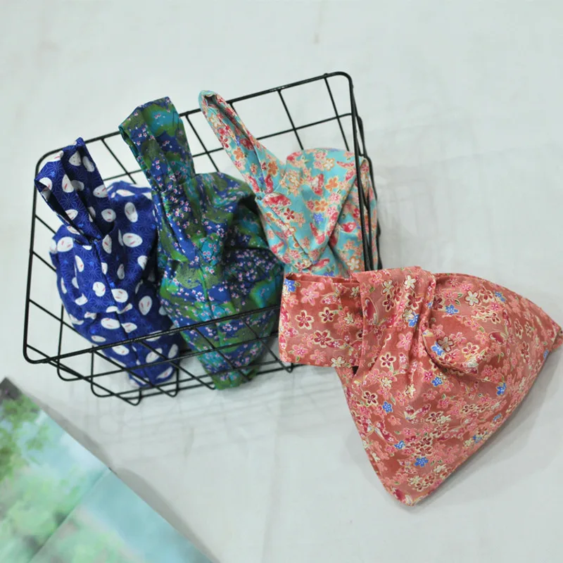 Простой Hefeng с изображением золотой вишня в цвету бантом-бабочкой Сумка на