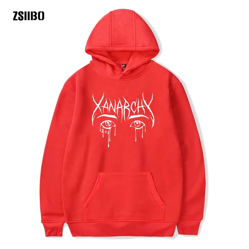 Lil xan xanarchia толстовки для мужчин и свитшоты Осень Хип Хоп Мужчин s пуловер худи Харадзюку модная уличная женская одежда DIYWGWY06 - Цвет: STYLE12