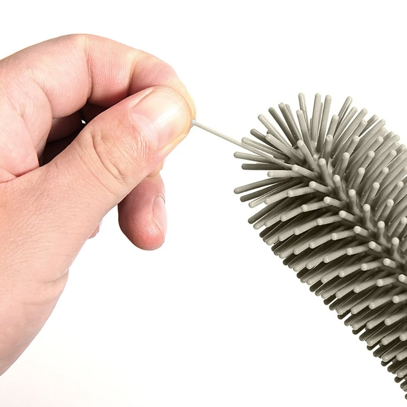 

3pcs Baby Bottle Brushes Silicone 360 Degree Rotation Nipple Cup Cleaning Brush R7RB