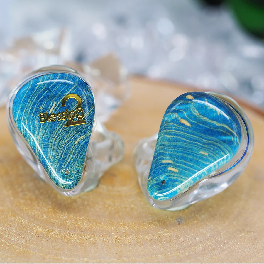 Moondrop Blessing 2 Гибридный Драйвер 1DD + 4BA наушники в ухо IEM с 2Pin 0 78 мм съемный кабель