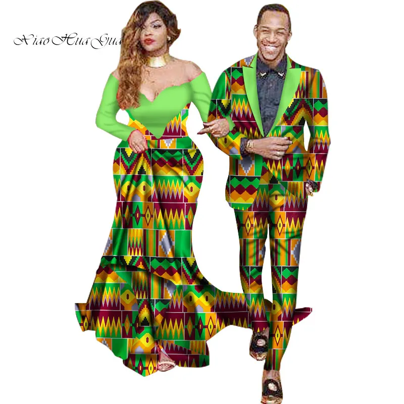 Комплект из 2 предметов в африканском стиле Одежда для пары африканская одежда