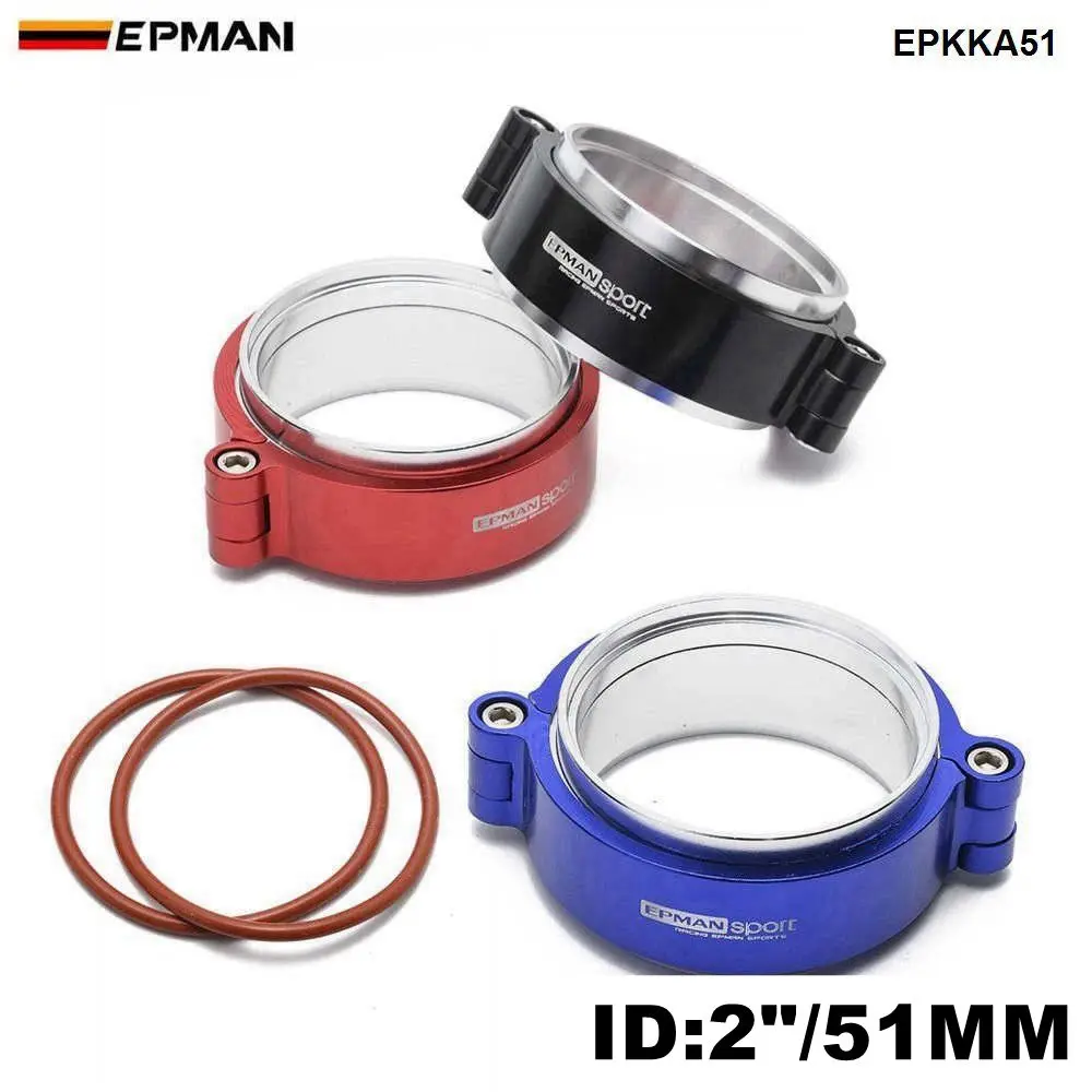 Epman HD Зажимная система в сборе вытяжной V-band зажим анодированный для 2," OD Turbo/интеркулер трубы EPKKA63